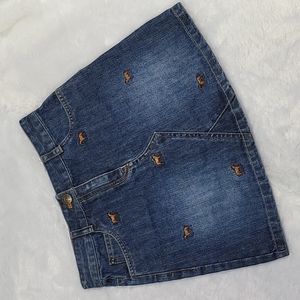 E. Land Classic Denim Skirt Size 12
